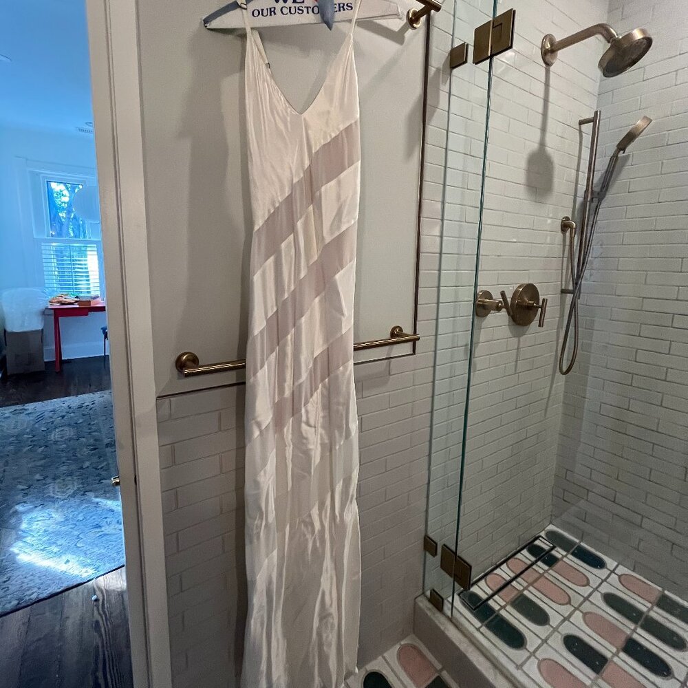 Alice + Olivia white maxi dress, tags on, never worn